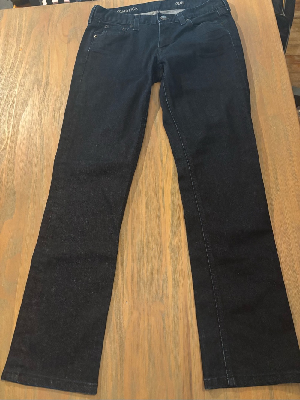 J.Crew Dark Wash Matchstick Straight Leg Jeans - Size 28R